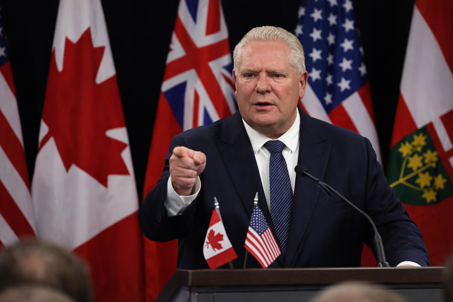Doug Ford brings anti-tariff push to Texas as trade tensions reshape Canada–U.S. relations