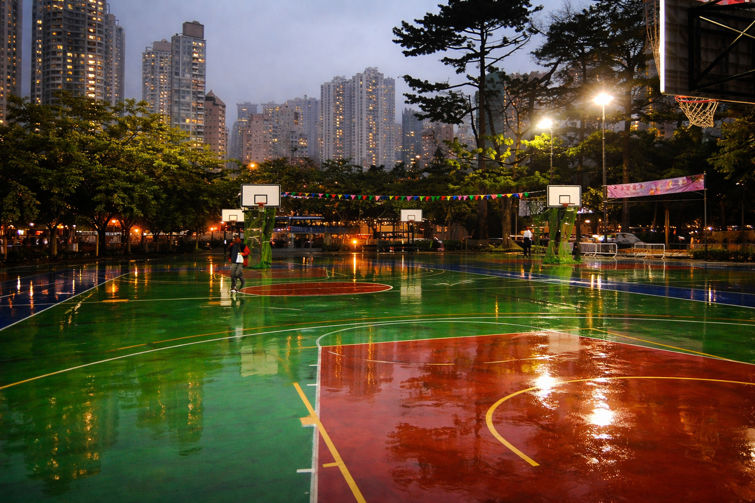 The experience is built through transitions.